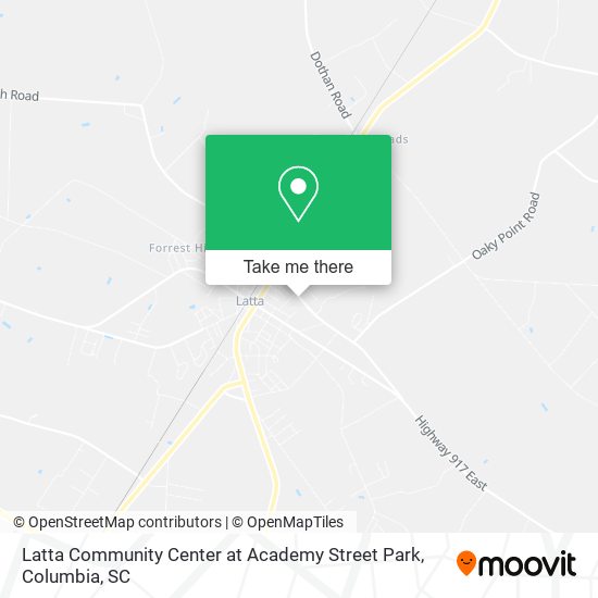 Latta Community Center at Academy Street Park map