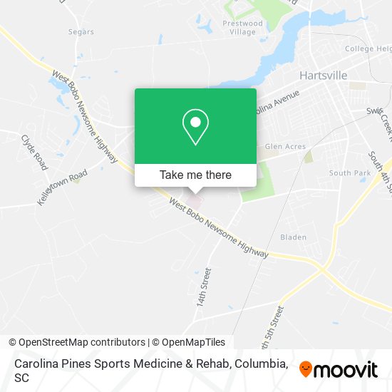 Mapa de Carolina Pines Sports Medicine & Rehab
