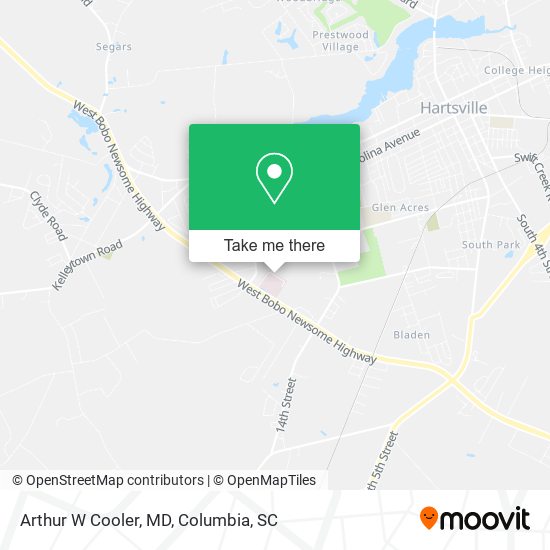 Mapa de Arthur W Cooler, MD