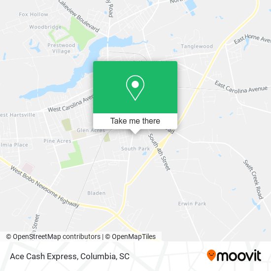 Ace Cash Express map