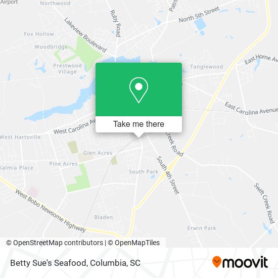 Betty Sue's Seafood map