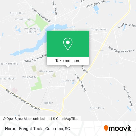 Harbor Freight Tools map