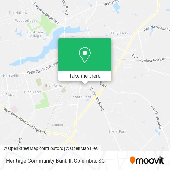 Heritage Community Bank II map