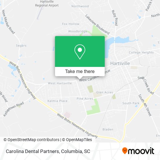 Carolina Dental Partners map