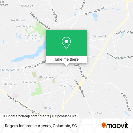 Rogers Insurance Agency map