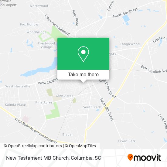 New Testament MB Church map