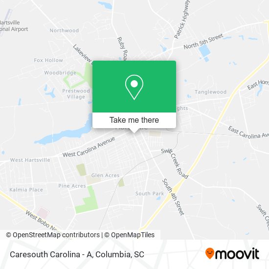Caresouth Carolina - A map