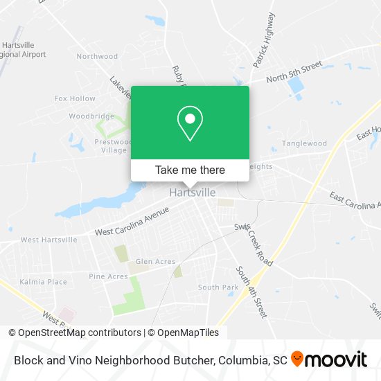 Mapa de Block and Vino Neighborhood Butcher