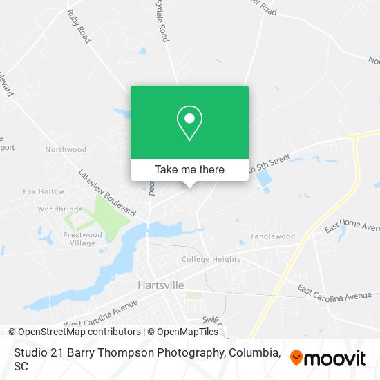 Studio 21 Barry Thompson Photography map