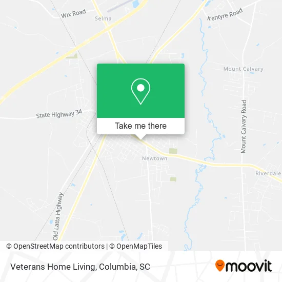 Veterans Home Living map