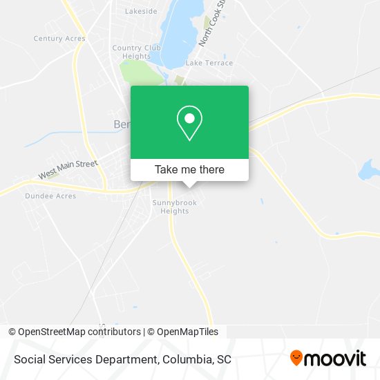 Mapa de Social Services Department