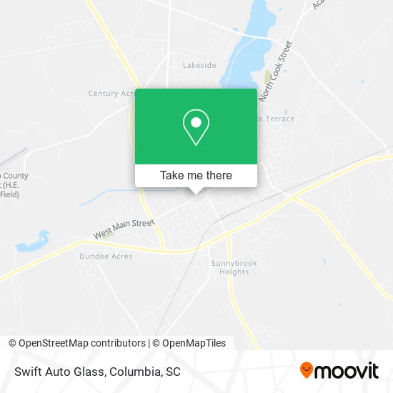 Swift Auto Glass map