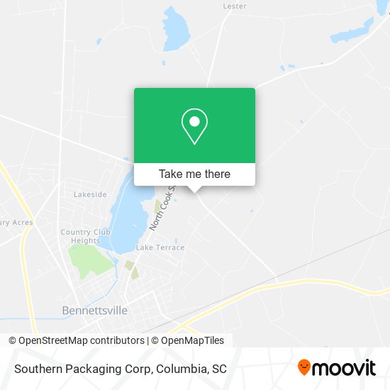 Southern Packaging Corp map