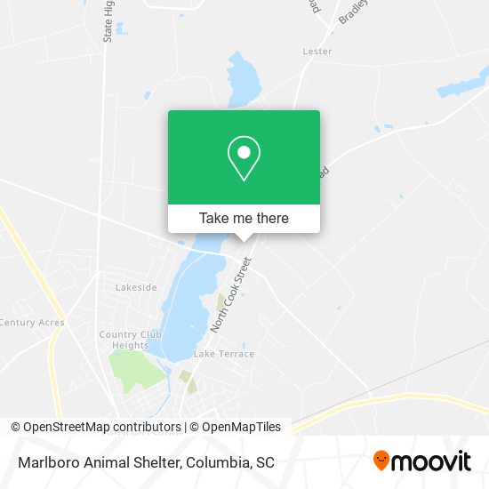 Mapa de Marlboro Animal Shelter