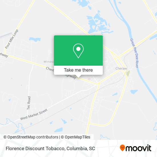 Florence Discount Tobacco map