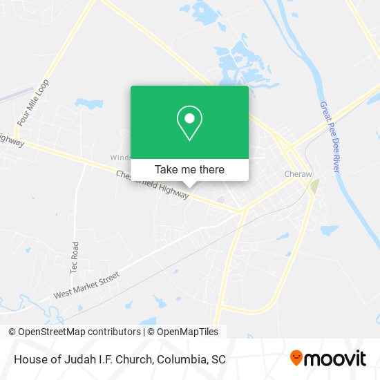 Mapa de House of Judah I.F. Church