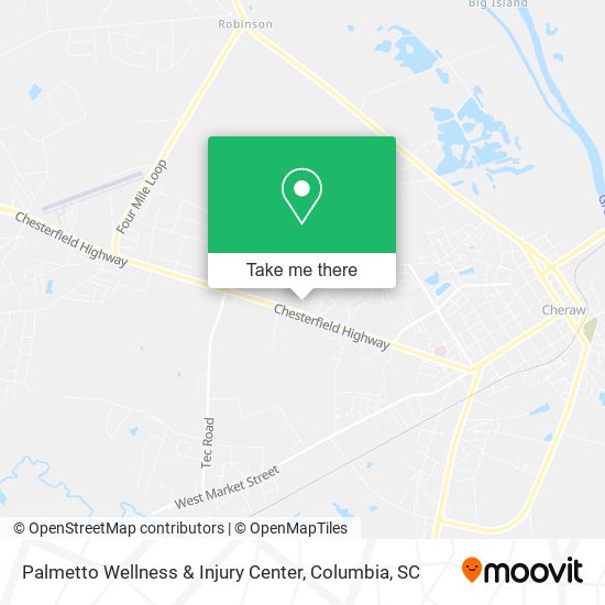 Mapa de Palmetto Wellness & Injury Center