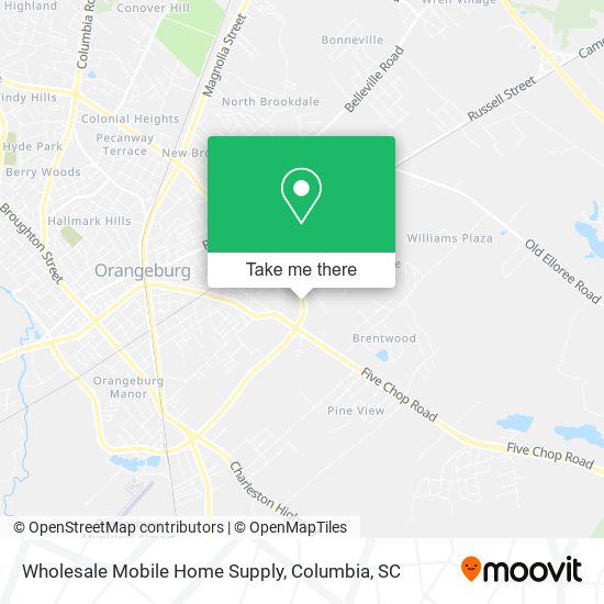 Wholesale Mobile Home Supply map