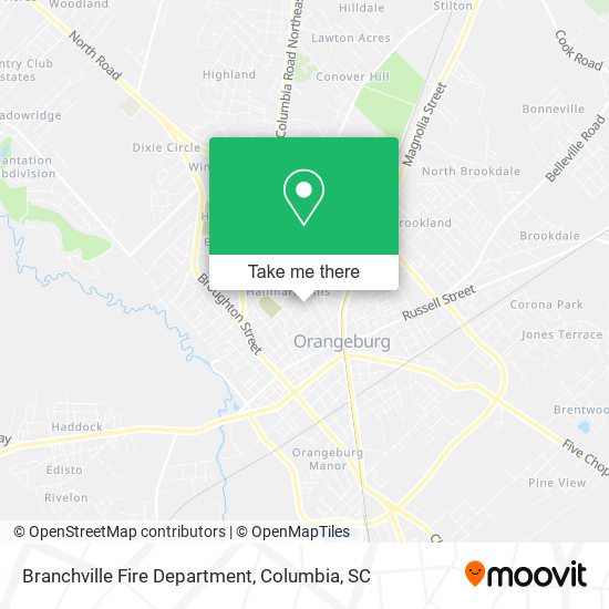 Branchville Fire Department map