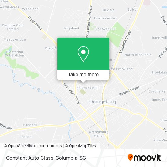 Mapa de Constant Auto Glass