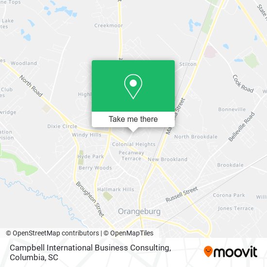 Mapa de Campbell International Business Consulting