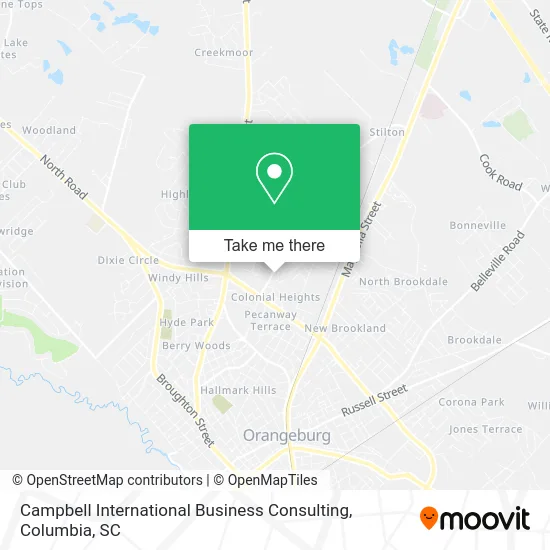 Campbell International Business Consulting map