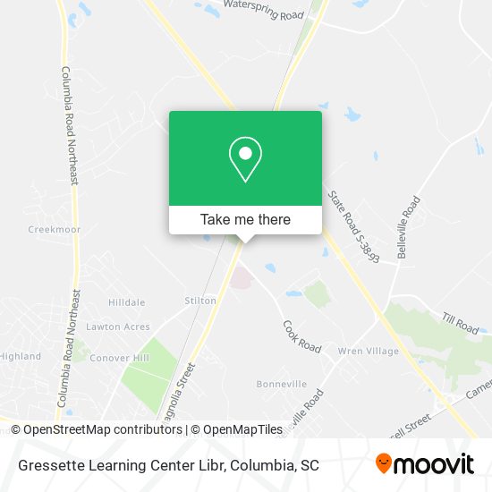 Gressette Learning Center Libr map
