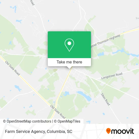 Farm Service Agency map