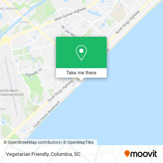 Vegetarian Friendly map
