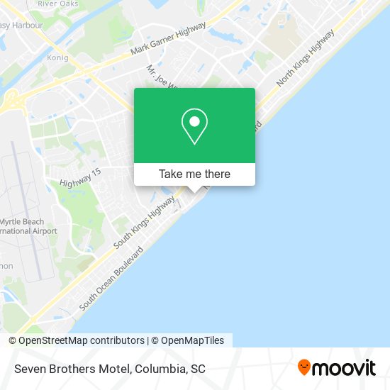 Seven Brothers Motel map