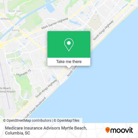 Medicare Insurance Advisors Myrtle Beach map
