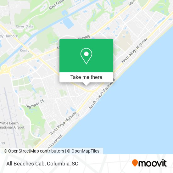 Mapa de All Beaches Cab