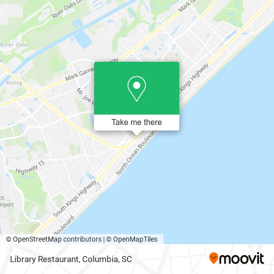 Mapa de Library Restaurant