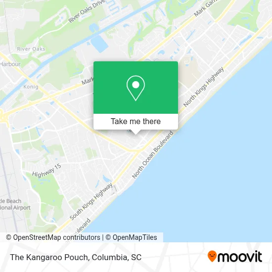 The Kangaroo Pouch map