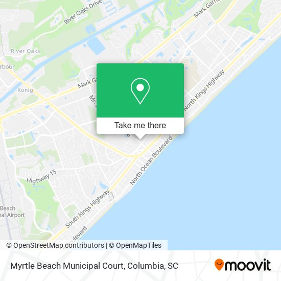 Mapa de Myrtle Beach Municipal Court