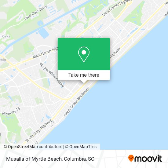 Mapa de Musalla of Myrtle Beach
