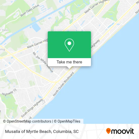 Musalla of Myrtle Beach map