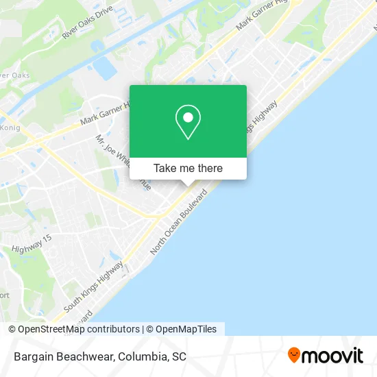 Bargain Beachwear map