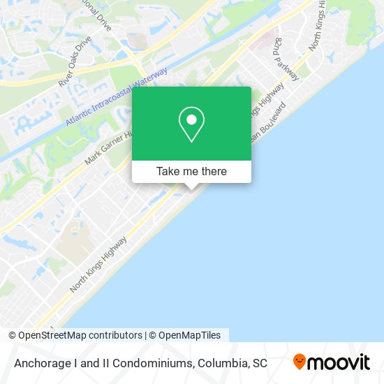 Anchorage I and II Condominiums map
