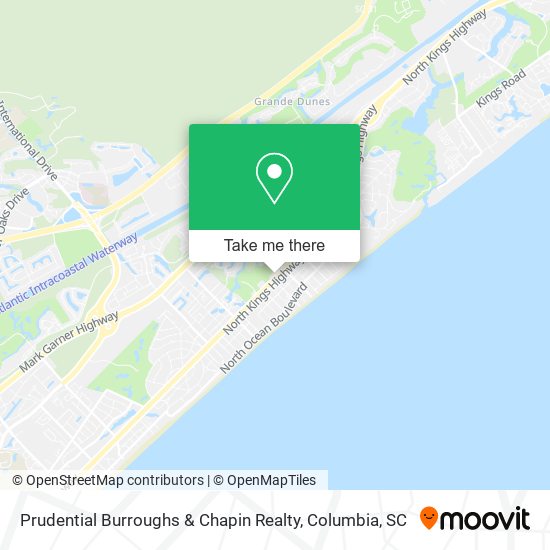 Mapa de Prudential Burroughs & Chapin Realty