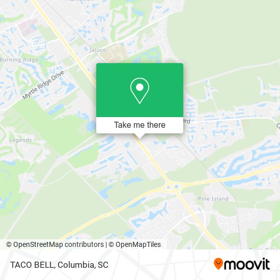 TACO BELL map