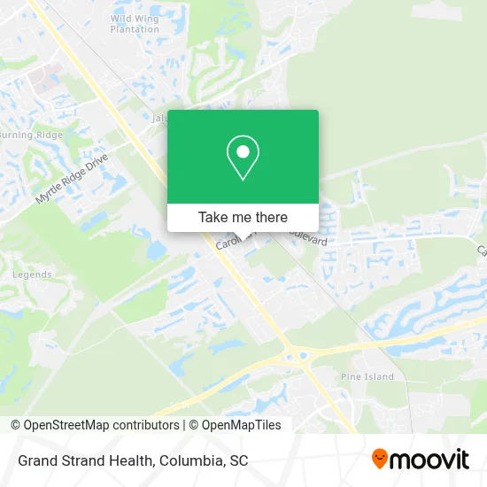 Grand Strand Health map