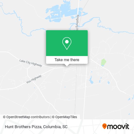 Mapa de Hunt Brothers Pizza