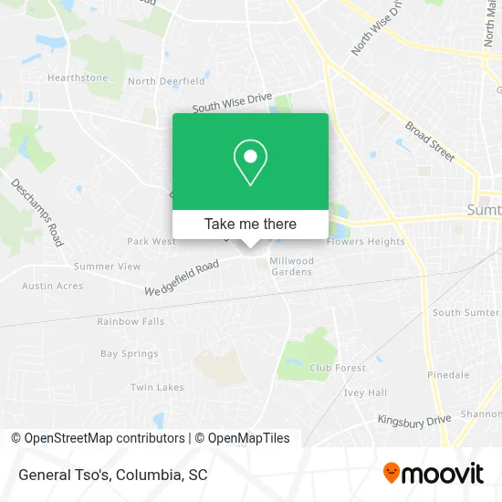 General Tso's map