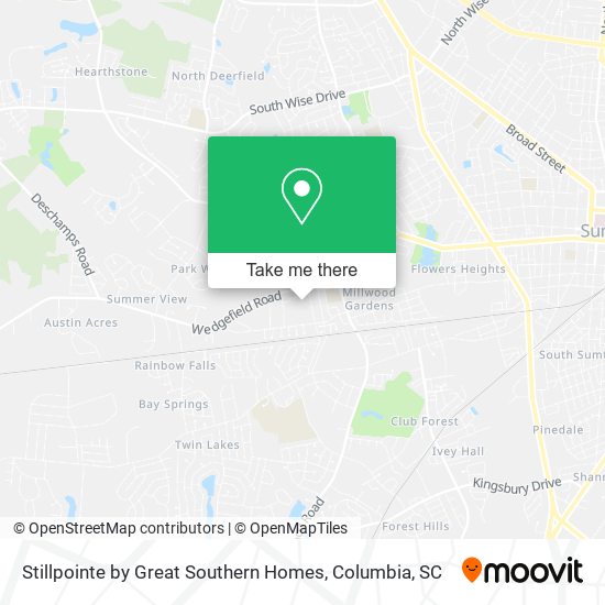 Stillpointe by Great Southern Homes map