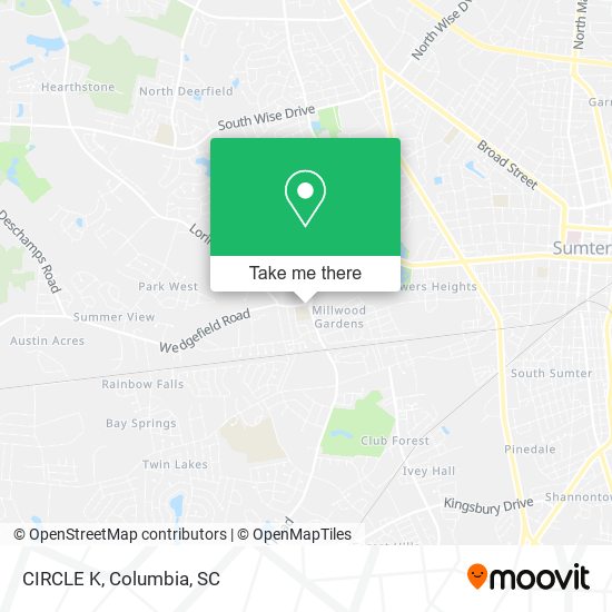 Mapa de CIRCLE K