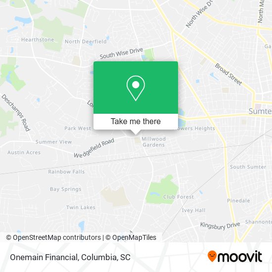Mapa de Onemain Financial