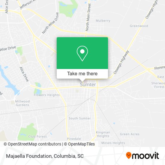 Majaella Foundation map