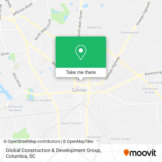 Mapa de Global Construction & Development Group