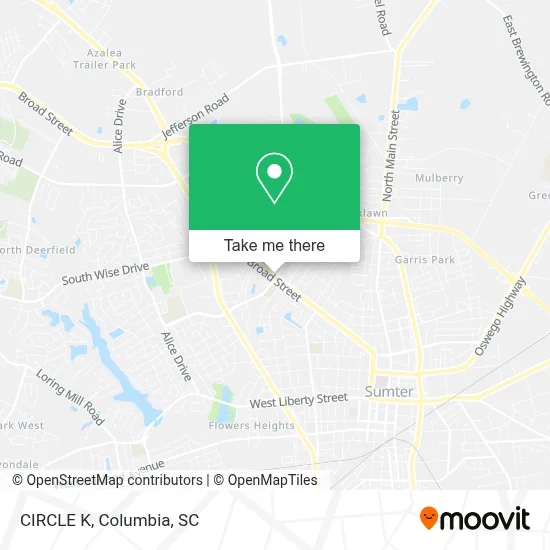 CIRCLE K map